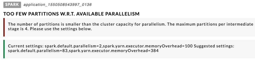 Too Few Partitions