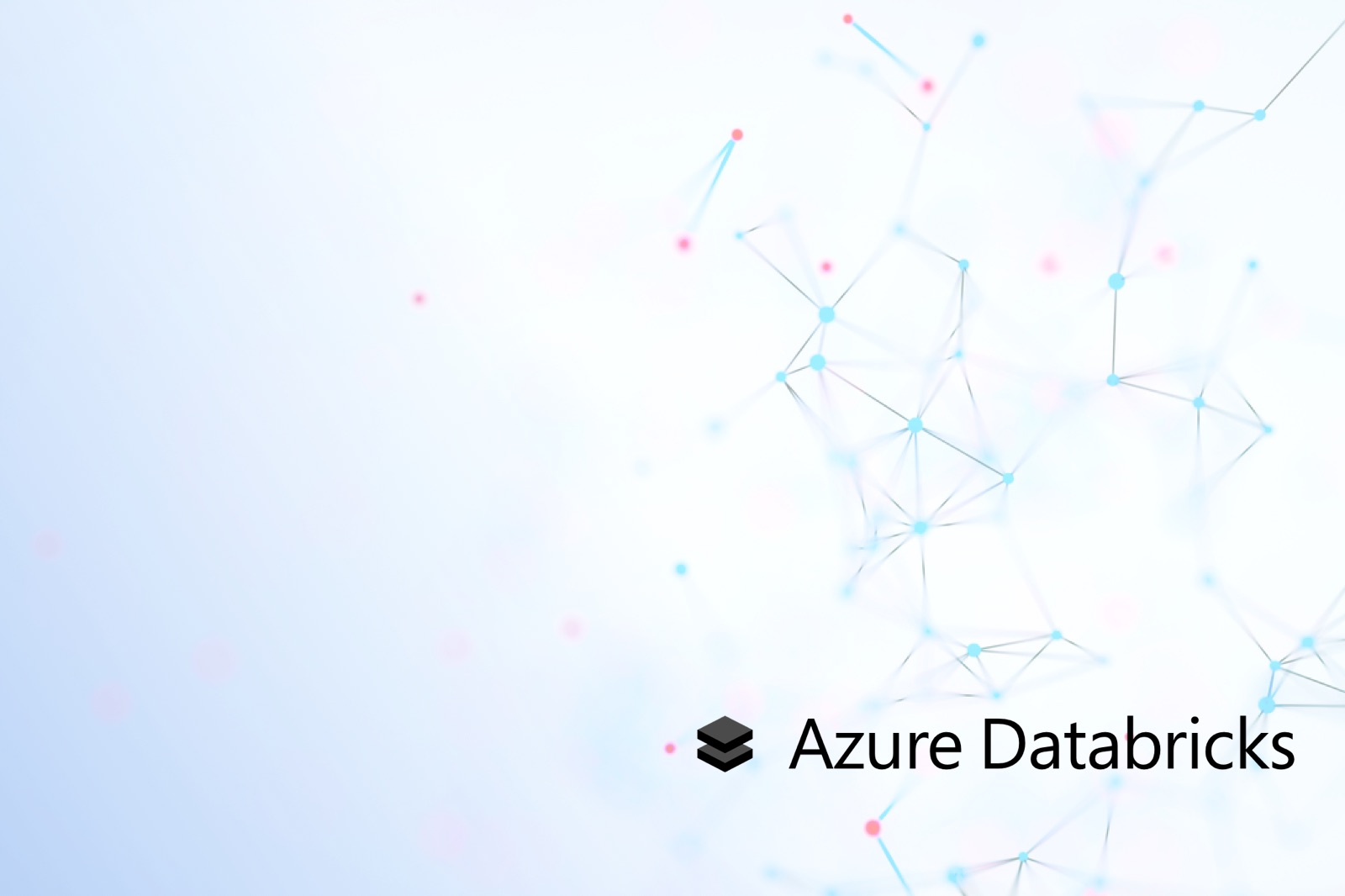 Abstract Background and Azure Databricks Logo