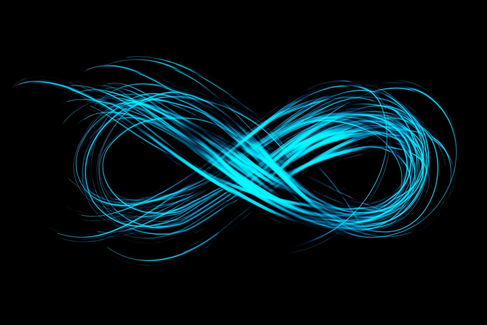 Abstract Infinity Loop Background