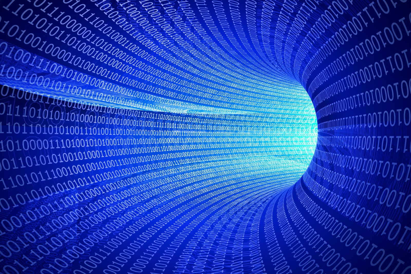 Abstract 3D Tunnel Binary Code