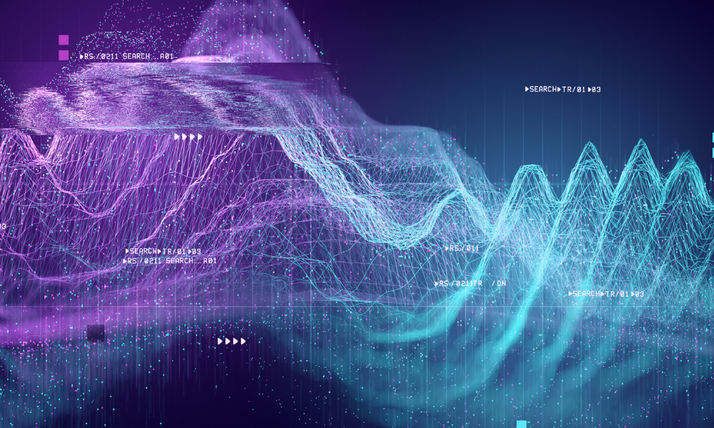 Abstract Chart Background