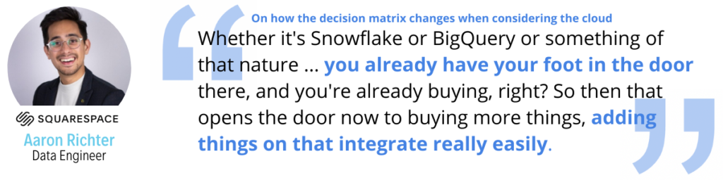 Aaron Richter quote build vs buy